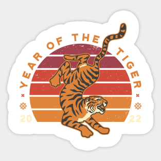 Chinese Year Of The Tiger Sticker